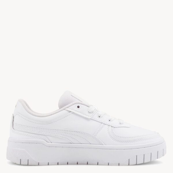 Puma Women's Cali Dream Leather Flatform Trainers - 5 - Pearl, Pearl