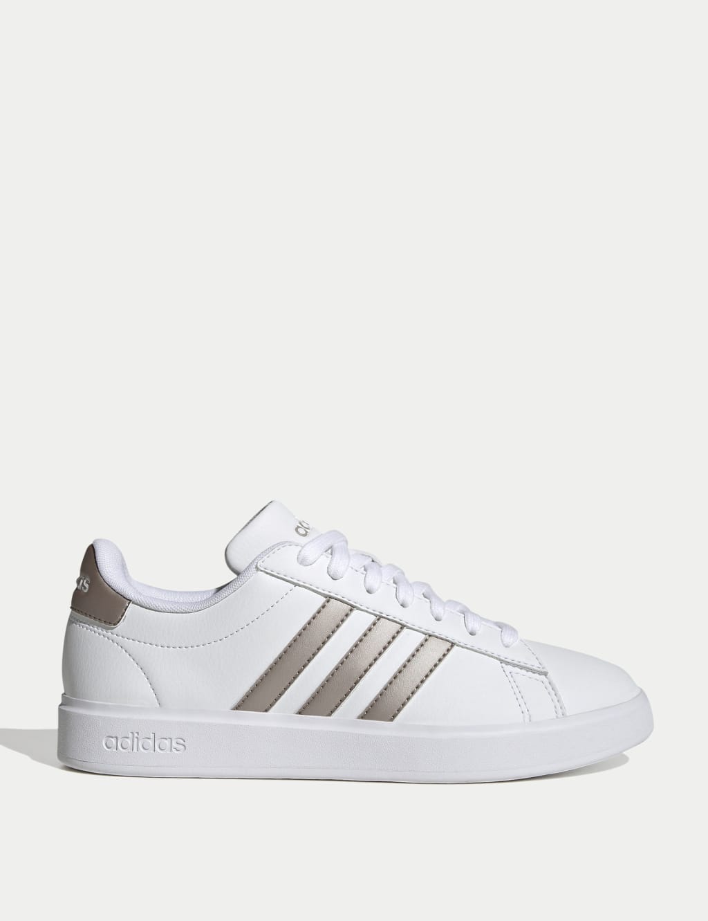 Adidas Women's Grand Court 2.0 Trainers - 5 - Ivory Mix, White Mix,White,Ivory Mix,Black Mix,Cream Mix