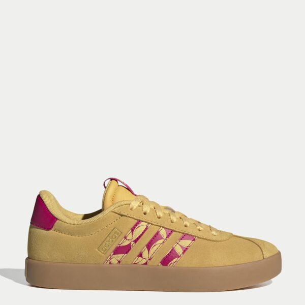 Adidas Women's VL Court 3.0 Trainers - 5 - Gold Mix, White Mix,Gold Mix