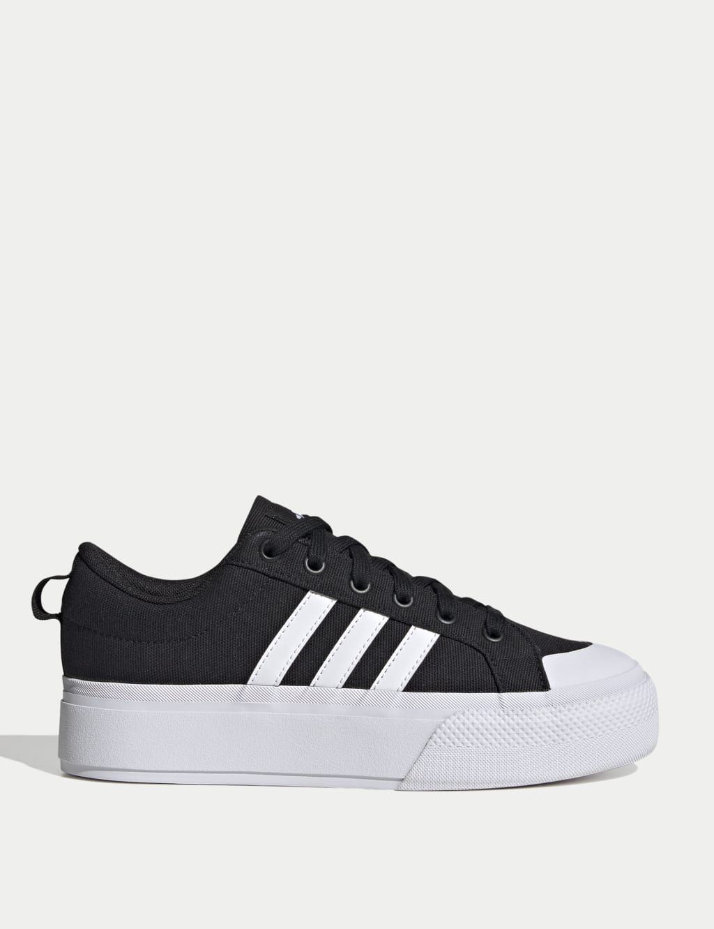 Adidas Women's Bravada 2.0 Platform Trainers - 6 - Black Mix, Black Mix,White