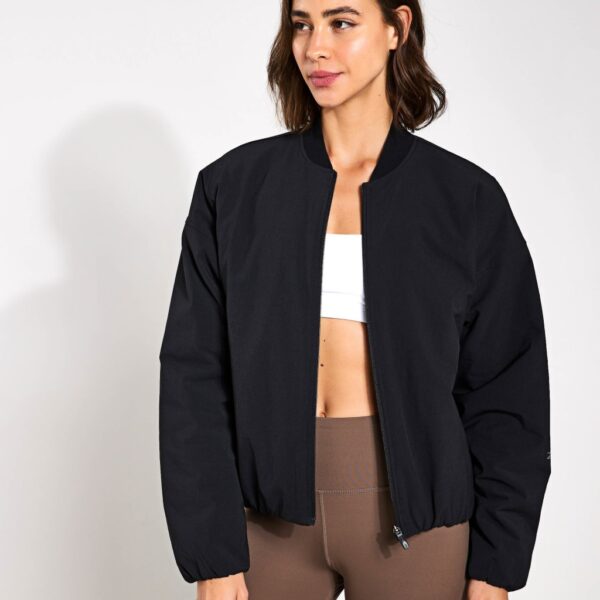 Reebok Women's Active Collective Skystretch Sports Jacket - M - Black, Black