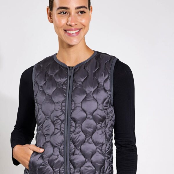 Born Women's Kenal Quilted Gilet - Black, Black