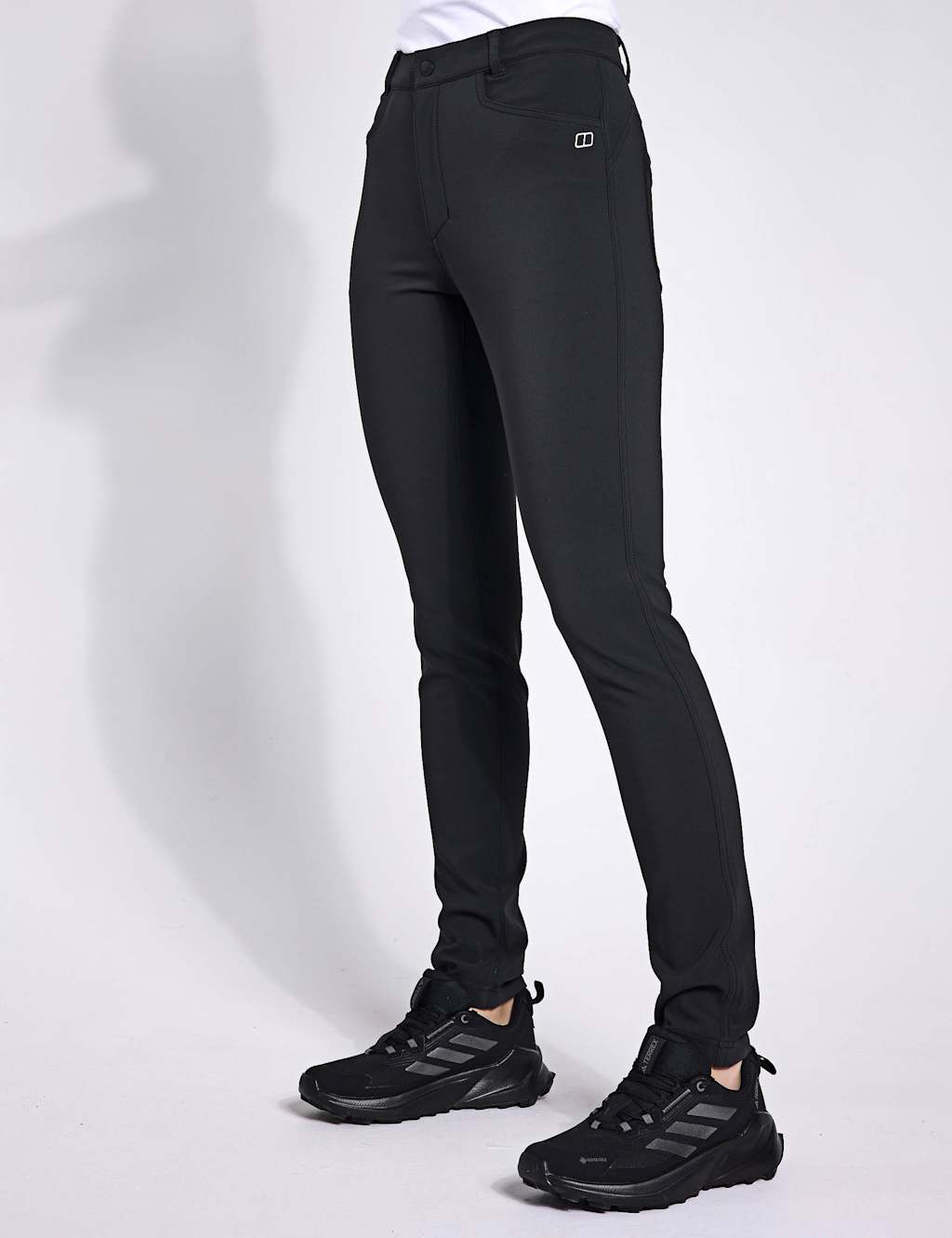 Berghaus Women's Everyday Skinny Walking Trousers - 12 - Black, Dark Blue,Black
