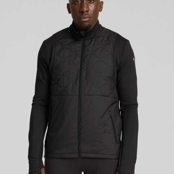 Puma Men's Cloudspun Padded Zip Up Jacket - XL - Black, Black