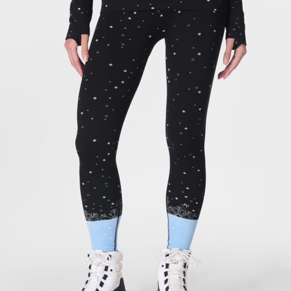 Sweaty Betty Women's Snowflake High Waisted Leggings - Black Mix, Black Mix