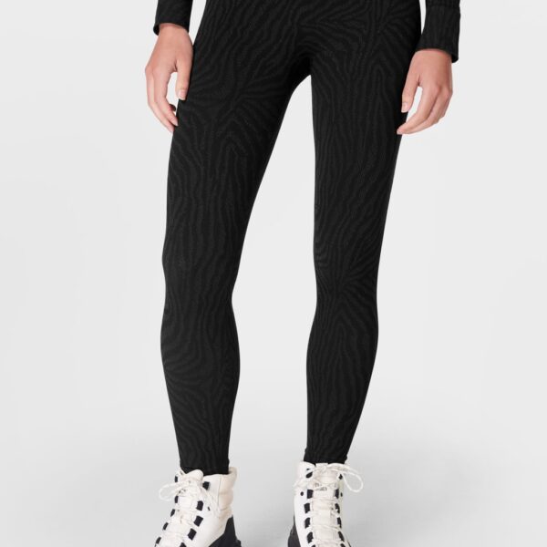 Sweaty Betty Women's Animal Print High Waisted Leggings - Black Mix, Black Mix