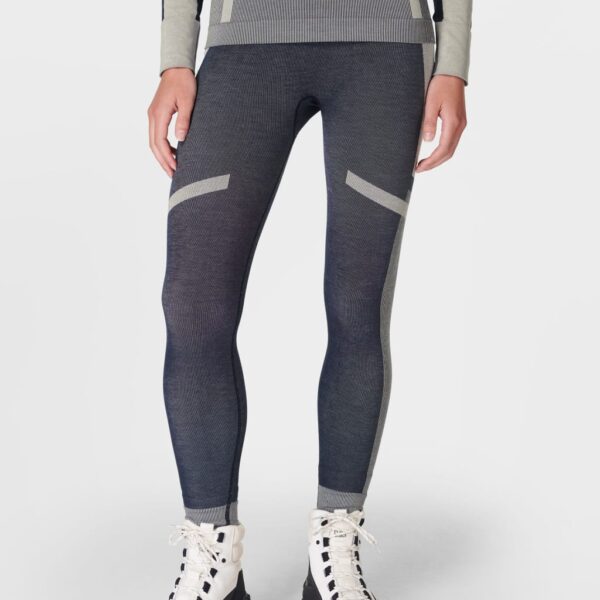 Sweaty Betty Women's Chevron High Waisted Leggings - XL - Navy Mix, Navy Mix