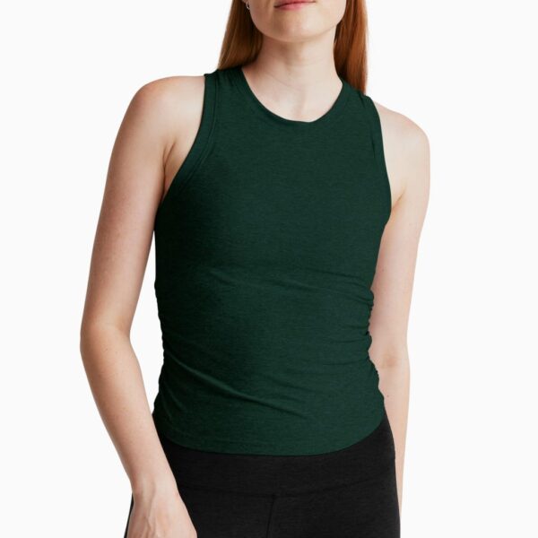 Beyond Yoga Women's Featherweight Your Fit Crew Neck Vest Top - M - Dark Green, Dark Green