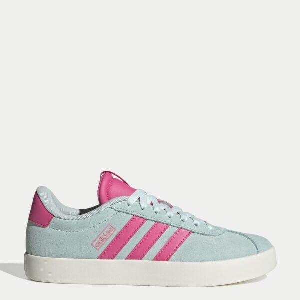 Adidas Women's VL Court 3.0 Cupsole Trainers - 5 - Teal Mix, Black Mix,Teal Mix,Emerald