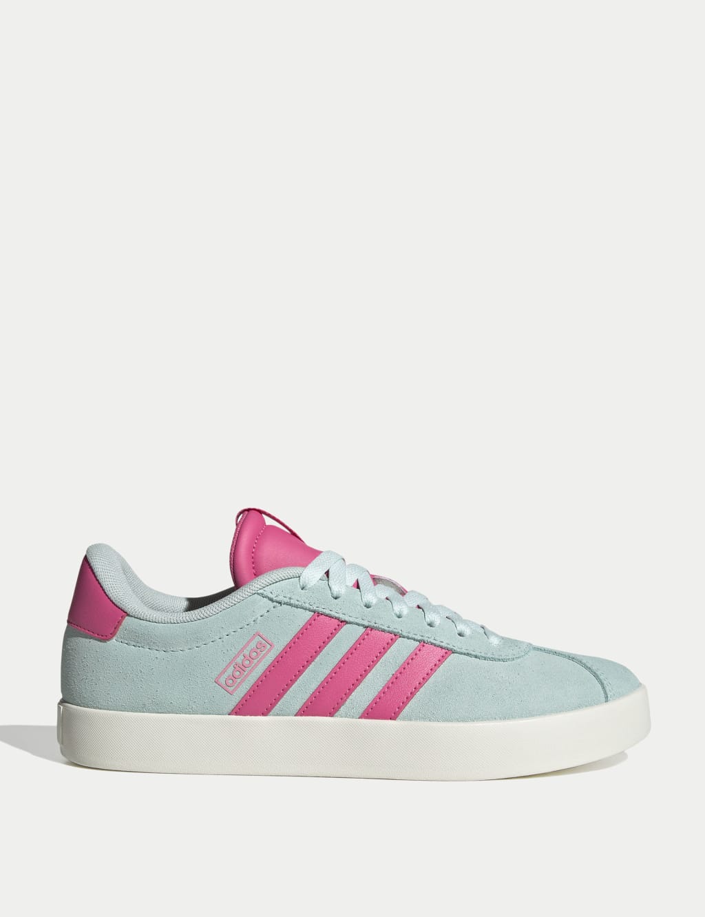 Adidas Women's VL Court 3.0 Cupsole Trainers - 5 - Teal Mix, Black Mix,Teal Mix,Emerald
