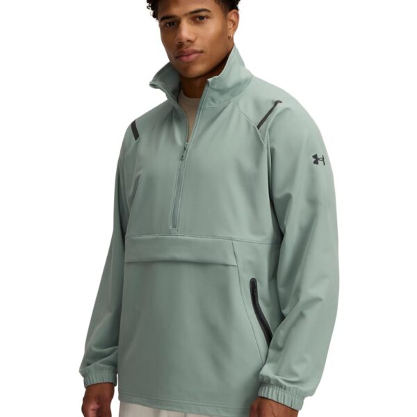 Under Armour Men's Unstoppable Anorak Stretch Sports Jacket - M - Light Grey, Light Grey