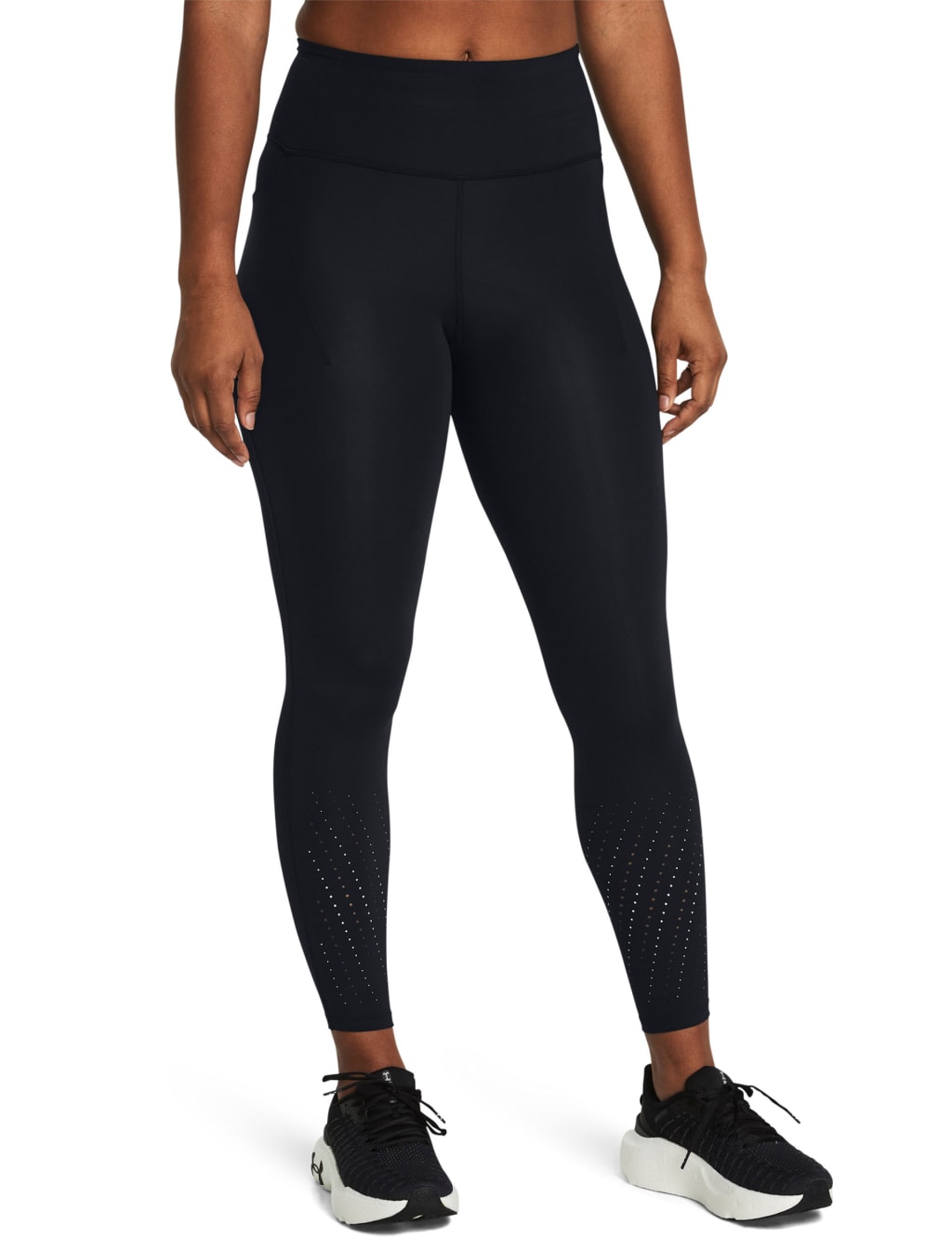 Under Armour Women's Launch Elite High Waisted 7/8 Leggings - M - Black, Black