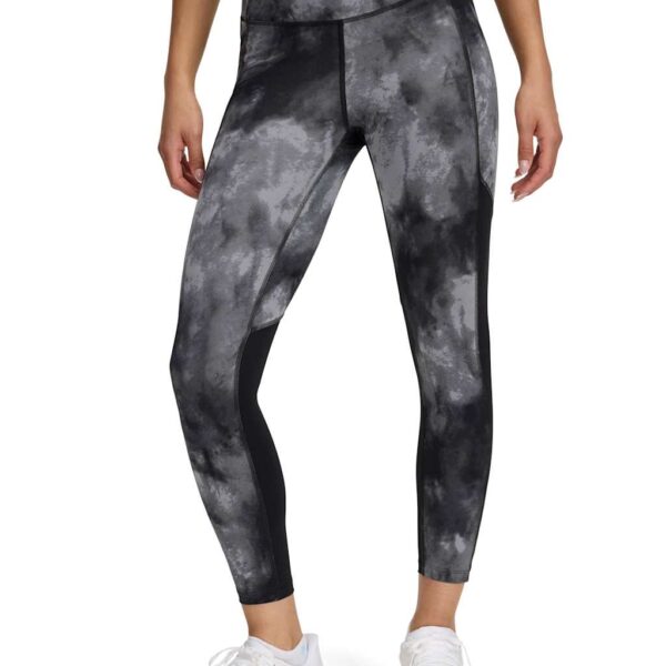 Under Armour Women's Launch Printed High Waisted 7/8 Leggings - Black Mix, Black Mix