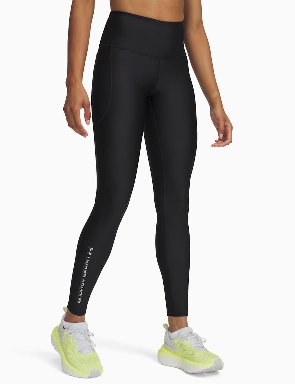 Under Armour Women's Tech™ Branded High Waisted Leggings - M - Black, Black