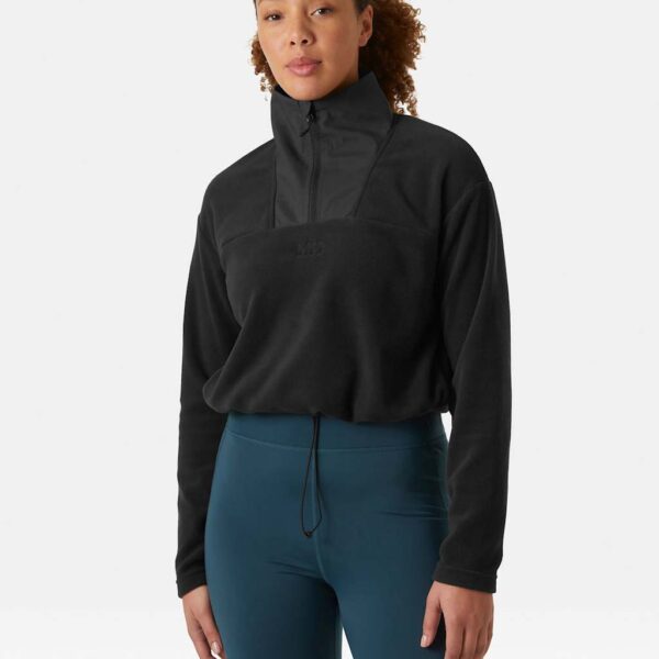 Helly Hansen Women's Daybreaker Cropped Fleece Jacket - M - Black, Black,Light Purple,Light Green
