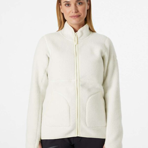 Helly Hansen Women's Imperial Pile Zip Up Fleece Jacket - White, White