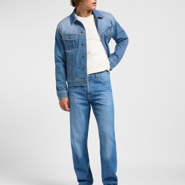 Lee Men's Denim Jacket - L - Blue Denim, Blue Denim