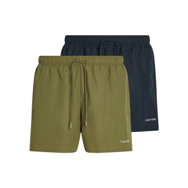 Calvin Klein Men's 2 Pack Swim Shorts - Multi, Multi