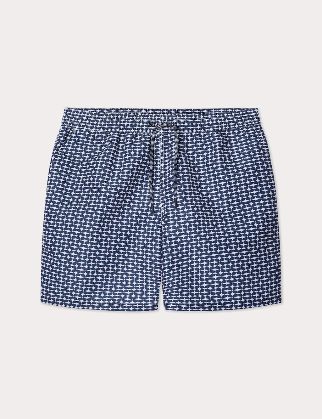 Hackett Men's Printed Swim Shorts - Blue Mix, Blue Mix