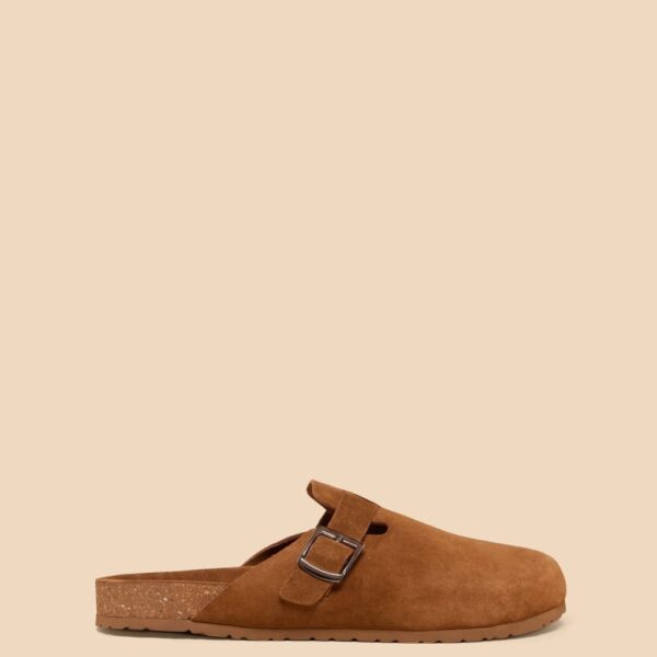 White Stuff Men's Suede Slip-On Shoes - 9 - Tan, Tan