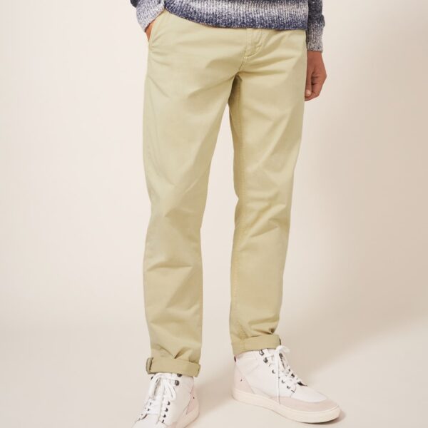 White Stuff Men's Regular Fit 5 Pocket Chinos - 32REG - Natural, Natural