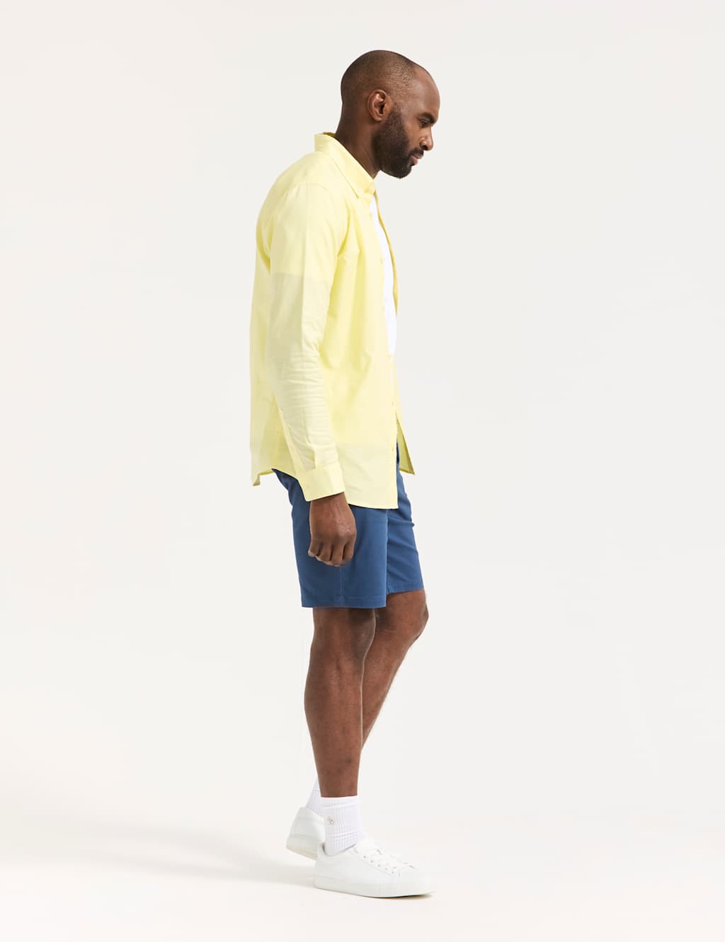 Scotch & Soda Men's Chino Shorts - 34 - Navy Mix, Navy Mix