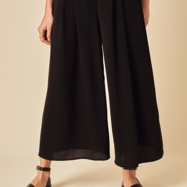 Nobody's Child Women's Relaxed Cropped Trousers - 14 - Black, Black