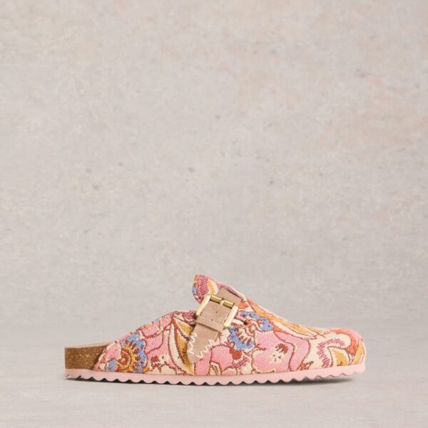 White Stuff Women's Floral Footbed Sandals - 5 - Pink Mix, Pink Mix