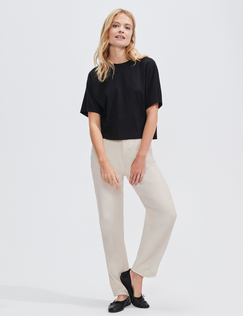 Ro&Zo Women's High Waisted Straight Leg Jeans - 12REG - Natural, Natural