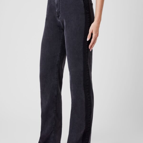 French Connection Women's Straight Leg Jeans - 14 - Black, Black