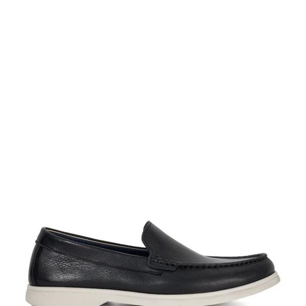 Dune London Men's Suede Loafers - 8 - Black, Black