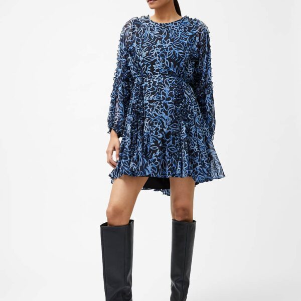 French Connection Women's Chiffon Floral Mini Swing Dress - Multi, Multi