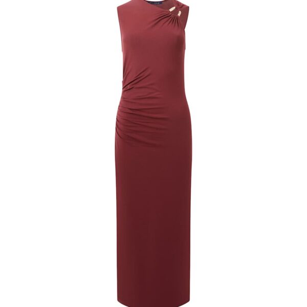 French Connection Women's Jersey Midi Bodycon Dress - Red, Red