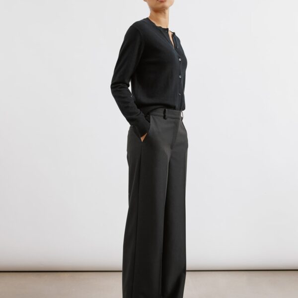 Albaray Women's Tailored Wide Leg Trousers - 10 - Black, Black
