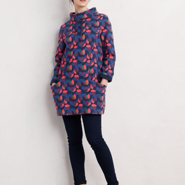 Seasalt Cornwall Women's Cotton Rich Floral Tunic - 14 - Multi, Multi