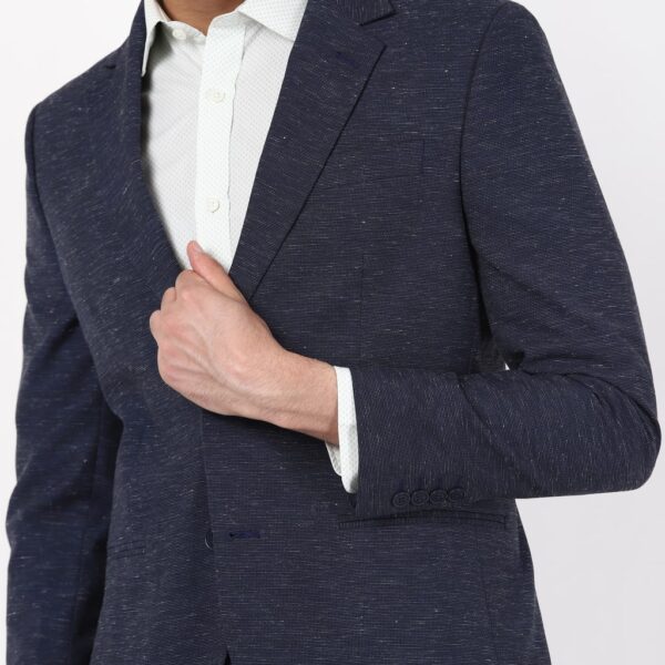 M&S Collection Men's SPACE DYED BLAZER - 42REG - Navy, Navy