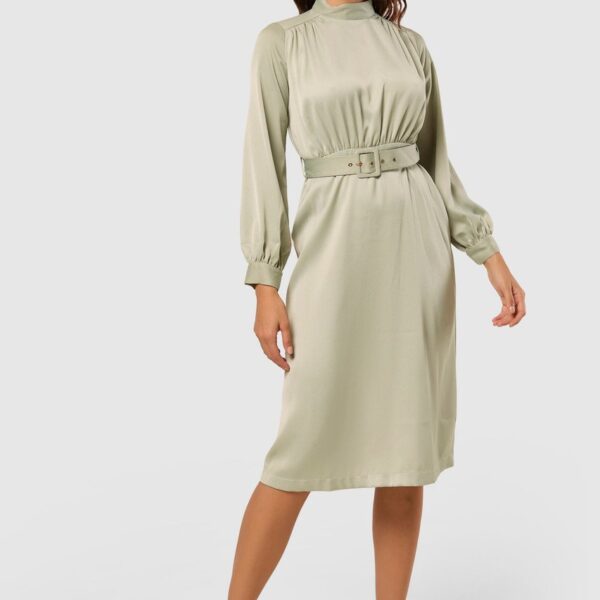 Closet London Closet Petite High Neck Midi Dress