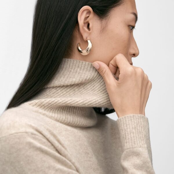 Autograph Women's Pure Cashmere Roll Neck Jumper - 14 - Oatmeal, Mid Grey Marl,Oatmeal,Nutmeg,Midnight Navy,Black