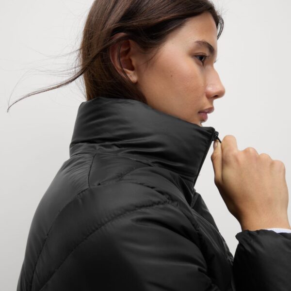 M&S Collection Women's Petite Feather & Down Packaway Puffer Jacket - 14PET - Black, Pink Shell,Black