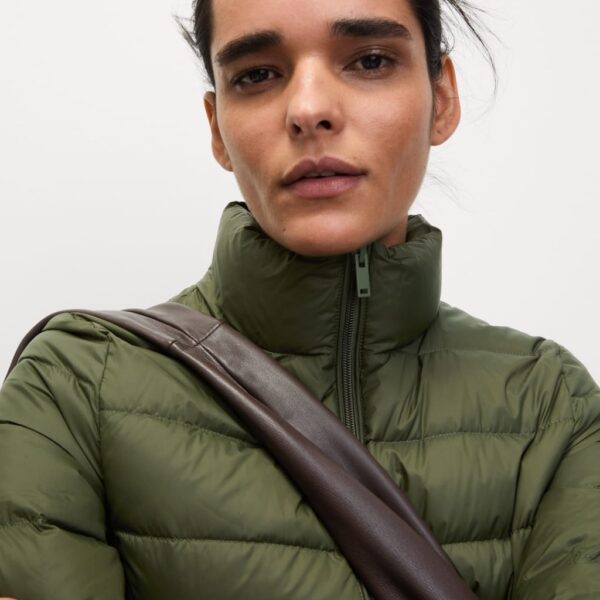 M&S Collection Women's Feather & Down Quilted Packaway Puffer Jacket - 12 - Hunter Green, Black,Pink Shell,Light Natural,Hunter Green