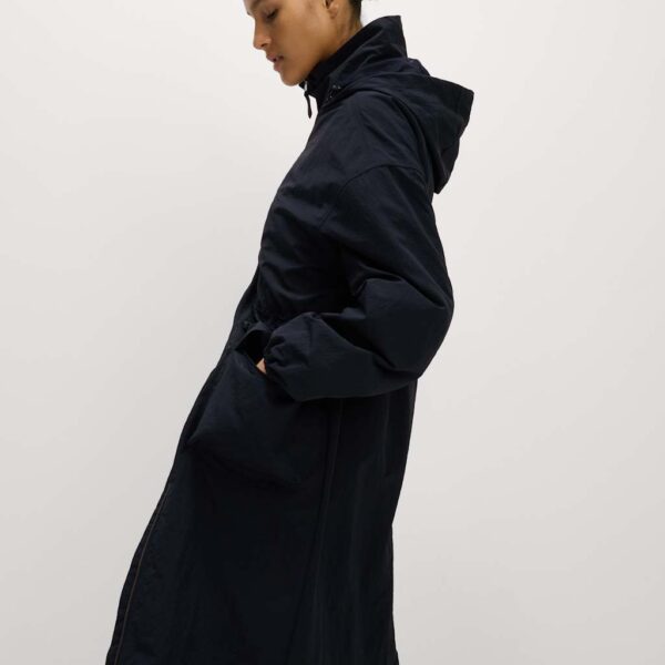 M&S Collection Women's Lightweight Rain Parka - 12 - Midnight Navy, Grey,Midnight Navy