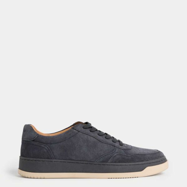 Autograph Men's Suede Lace-Up Trainers - 9 - Air Force Blue, Air Force Blue,Black