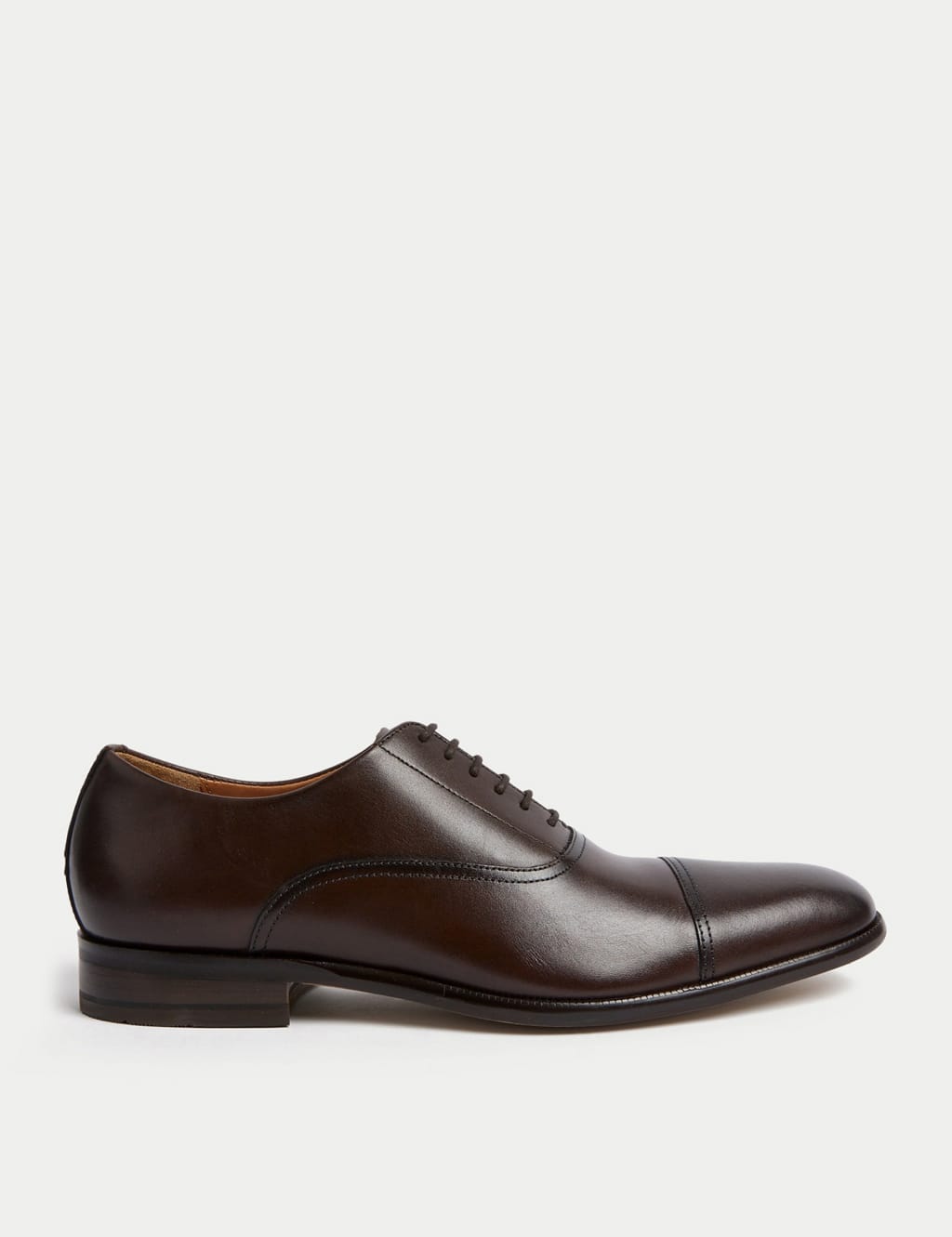 Autograph Men's Leather Oxford Shoes - 9 - Brown, Black,Brown