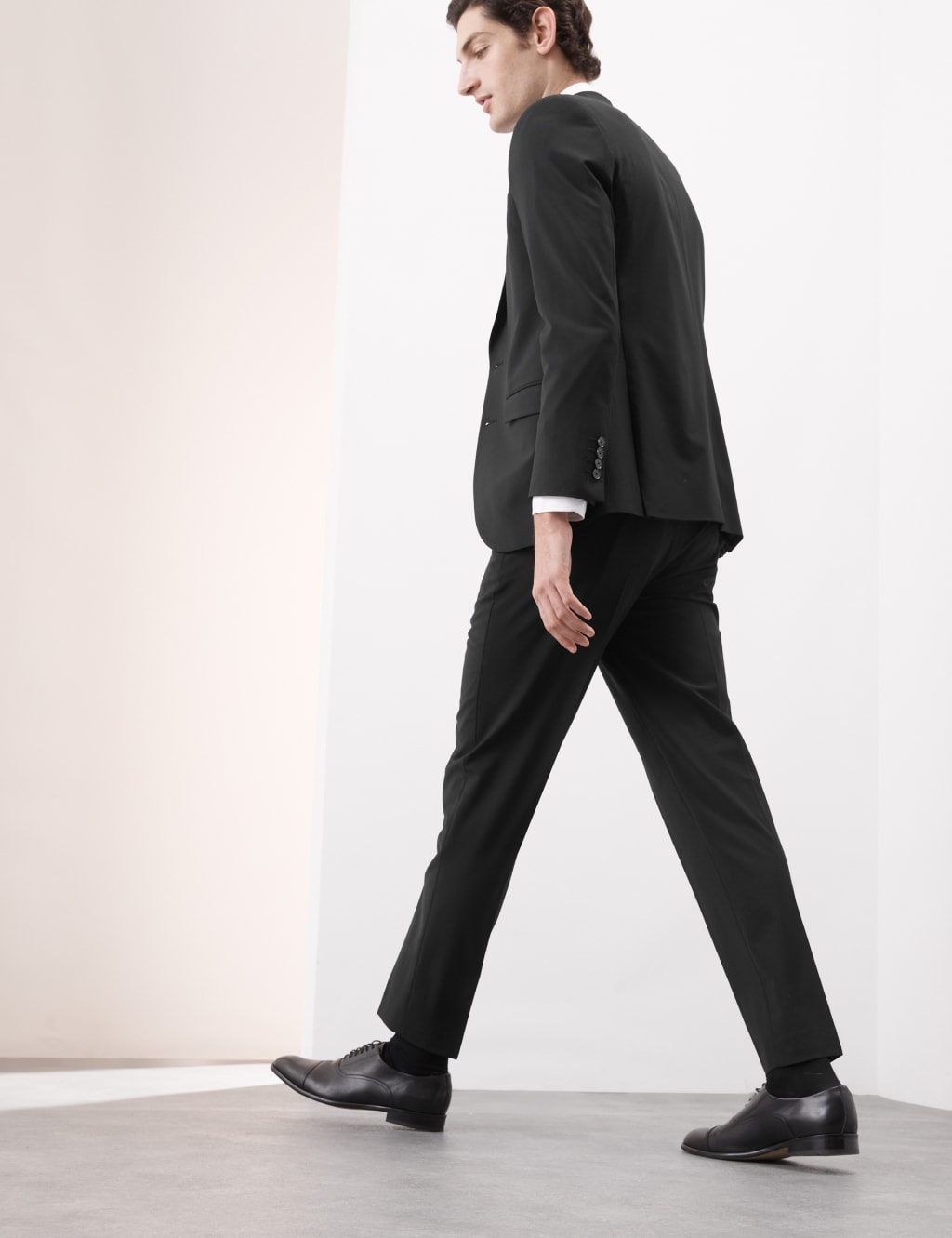 Autograph Men's Tailored Fit Performance Trousers - 34REG - Black, Dark Airforce,Black,Navy