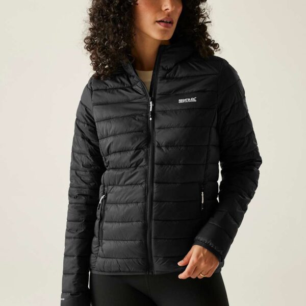 Regatta Women's Marizion Water-Repellent Padded Jacket - 10 - Black, Black,Dark Blue