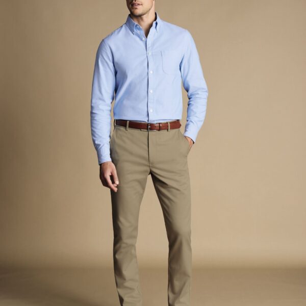 Charles Tyrwhitt Men's Slim Fit Chinos - 34/32 - Neutral, Navy,Oatmeal,Neutral