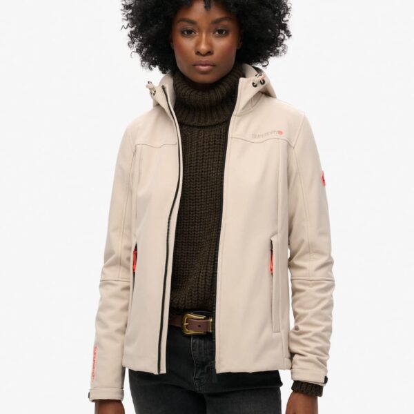 Superdry Women's Hooded Trekker Jacket - 10 - Beige, Beige