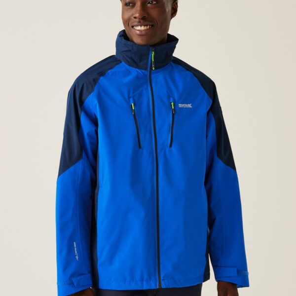 Regatta Men's Calderdale V Waterproof Anorak - S - Blue Mix, Blue Mix,Navy