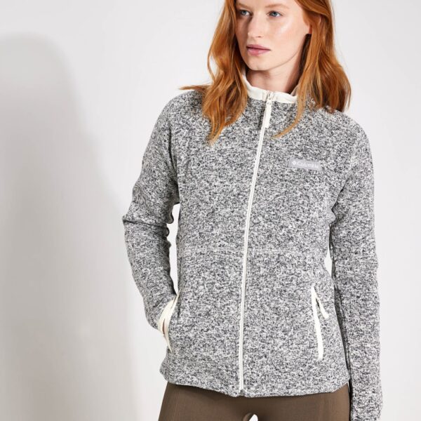 Columbia Women's Sweater Weather Funnel Neck Jacket - Grey, Grey,Black