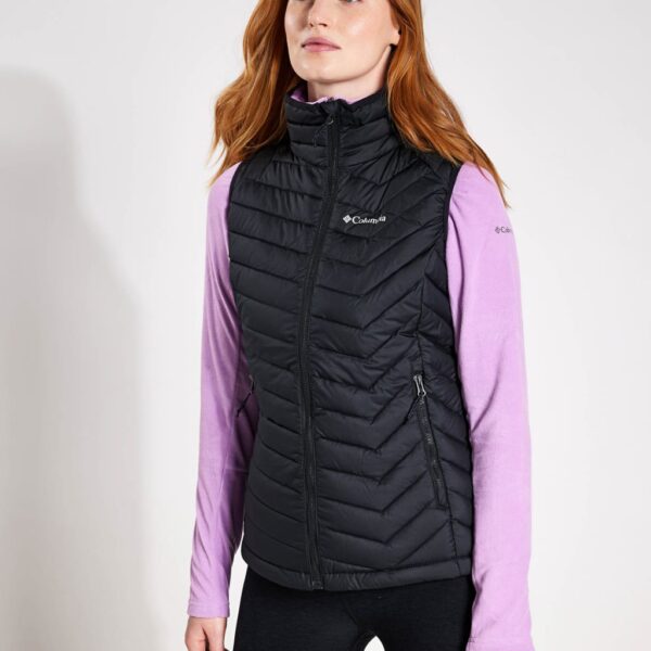 Columbia Women's Powder Lite Quilted Funnel Neck Gilet - XL - Black, Black
